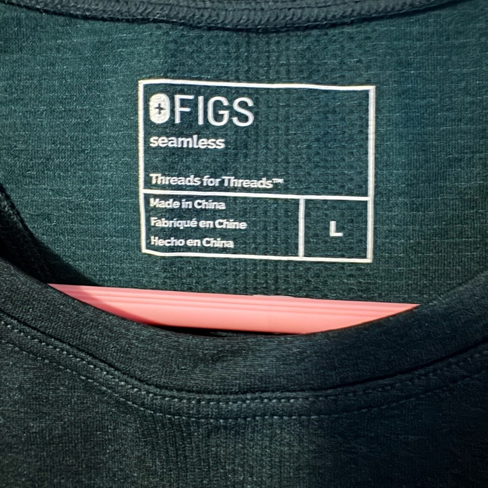 Figs Dark Caribbean Blue Underscrub Tank - Picture 6 of 7